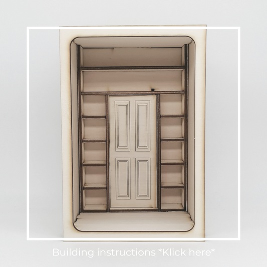 kleine Roombox mit Tür