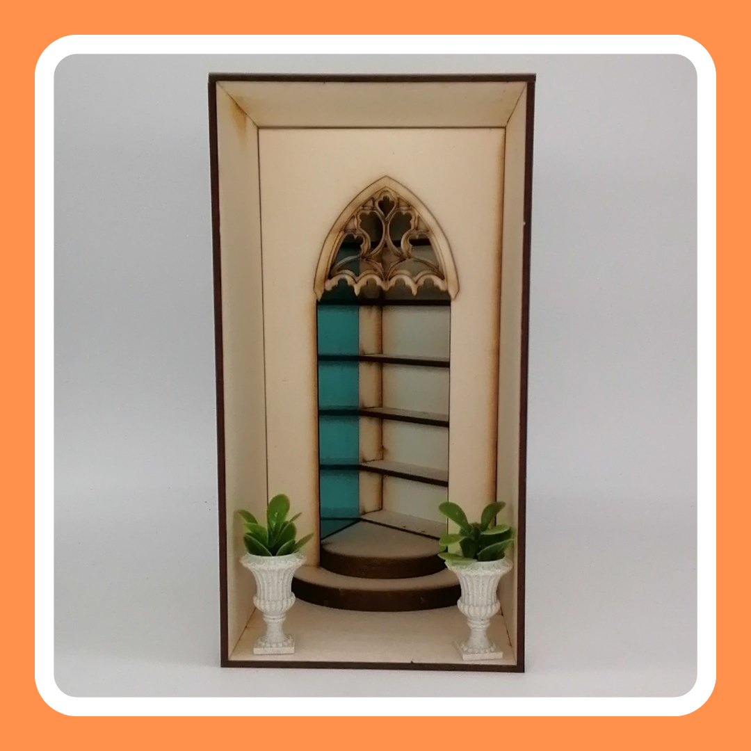 Bauanleitung Book Nook magische Bibliothek