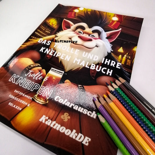 Trolle und ihre Kneipen ein Malbuch