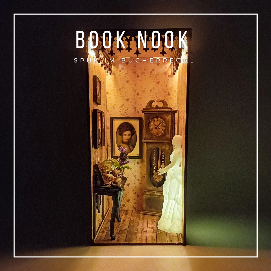 Book Nook Halloween im Geisterhaus