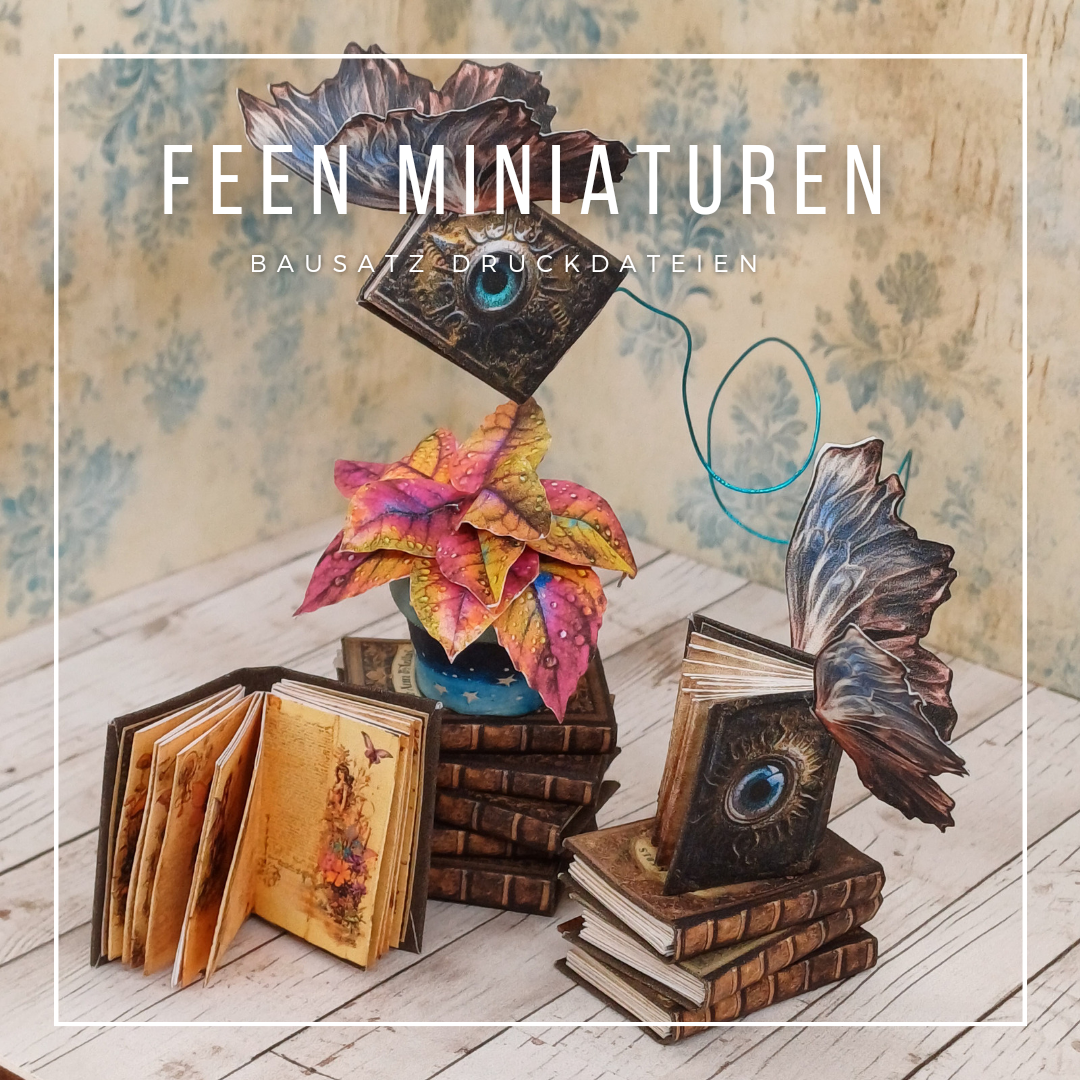 Miniatur Feen Sammlung zum Drucken und Basteln - PDF