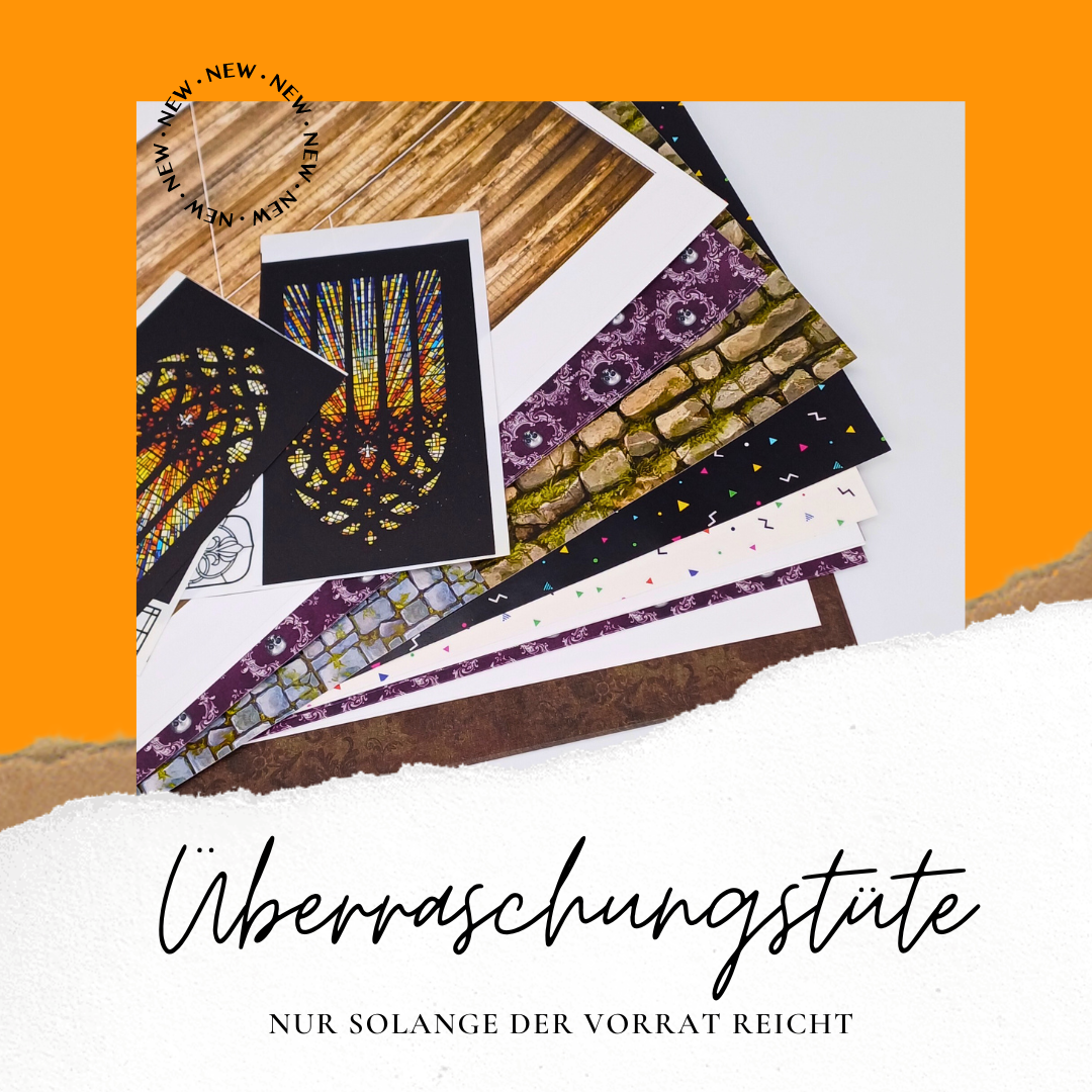 Überraschungstüte Tapeten, Böden und Fenster für Miniaturprojekte