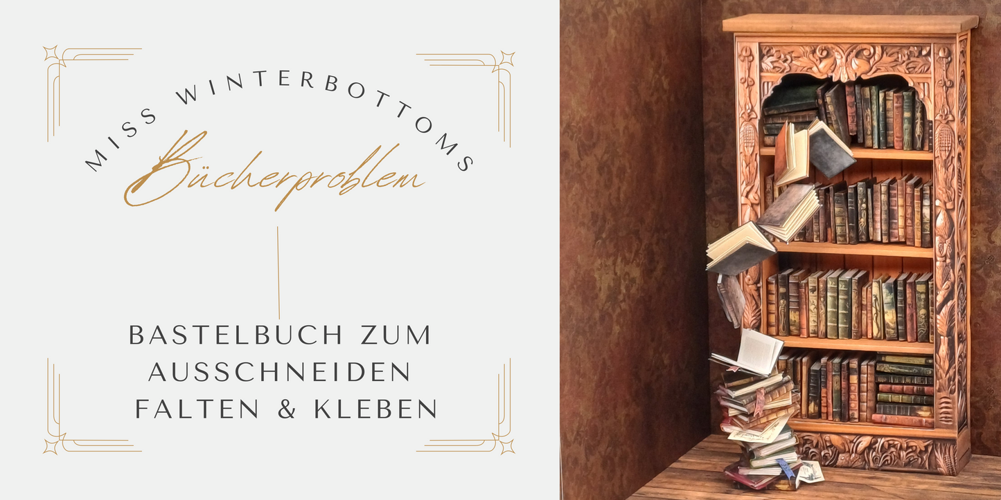 Bastelbuch mit Miniaturen im Maßstab 1:12 - Buch