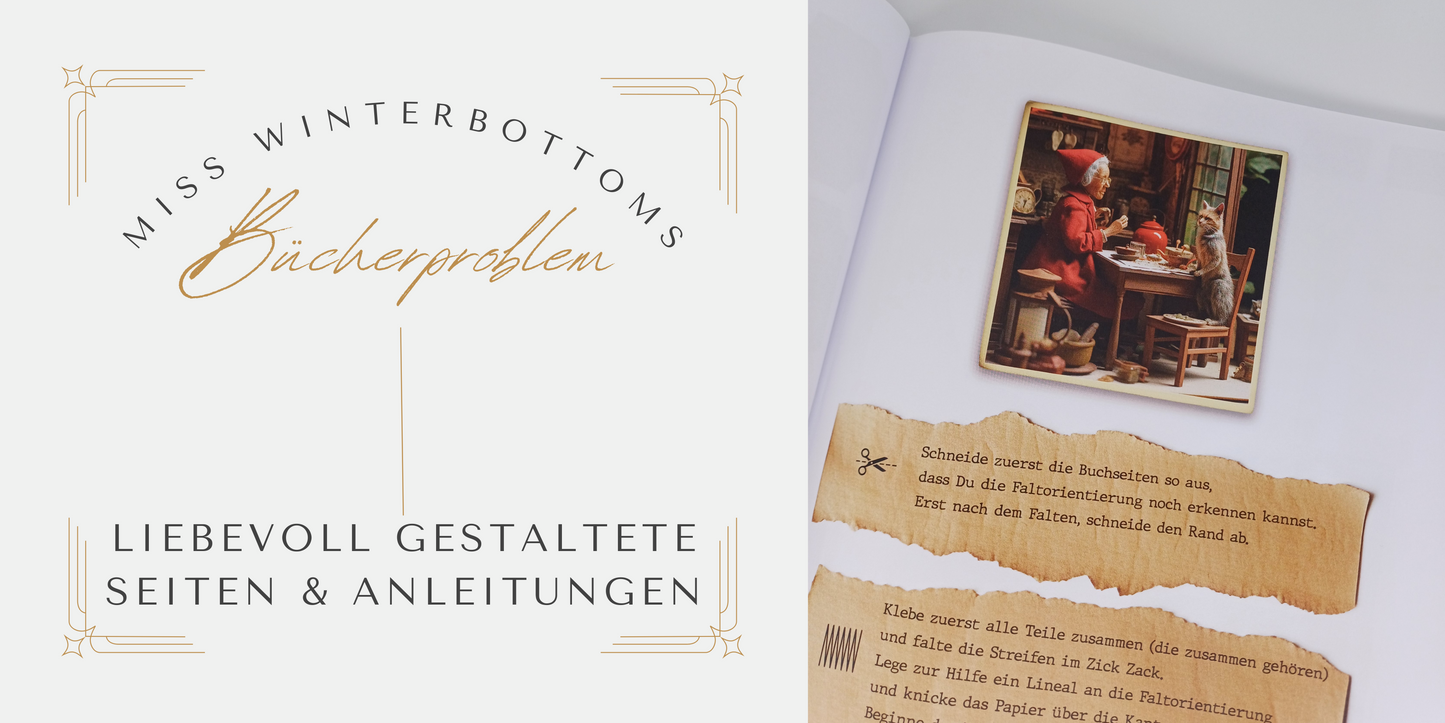 Bastelbuch mit Miniaturen im Maßstab 1:12 - Buch