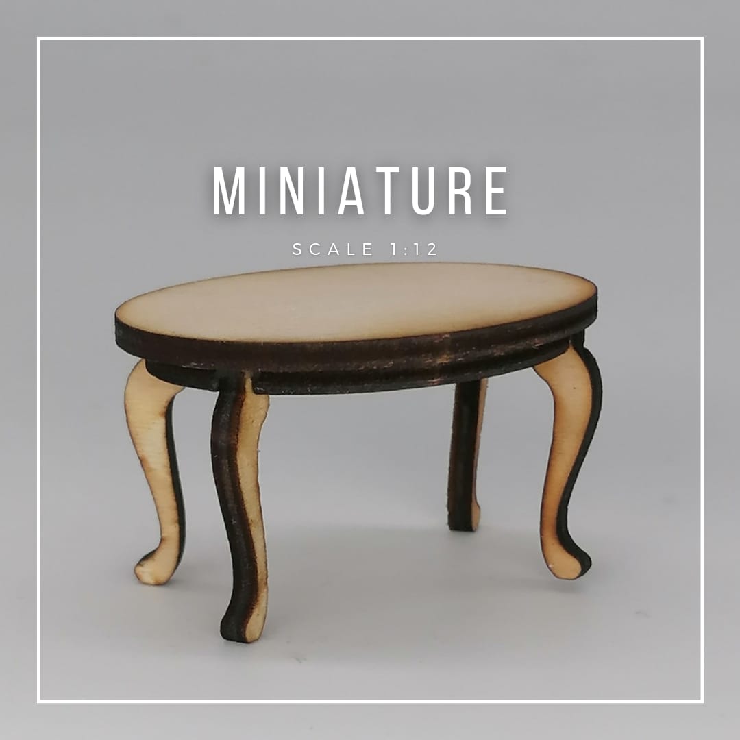 Tabla lateral miniatura de la escala del 1:12