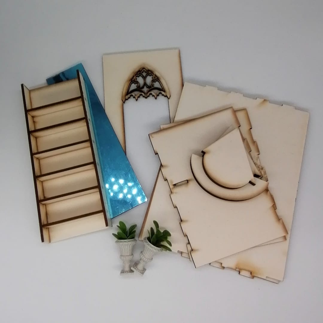 Biblioteca mágica del kit del rincón del libro de BRICOLAJE