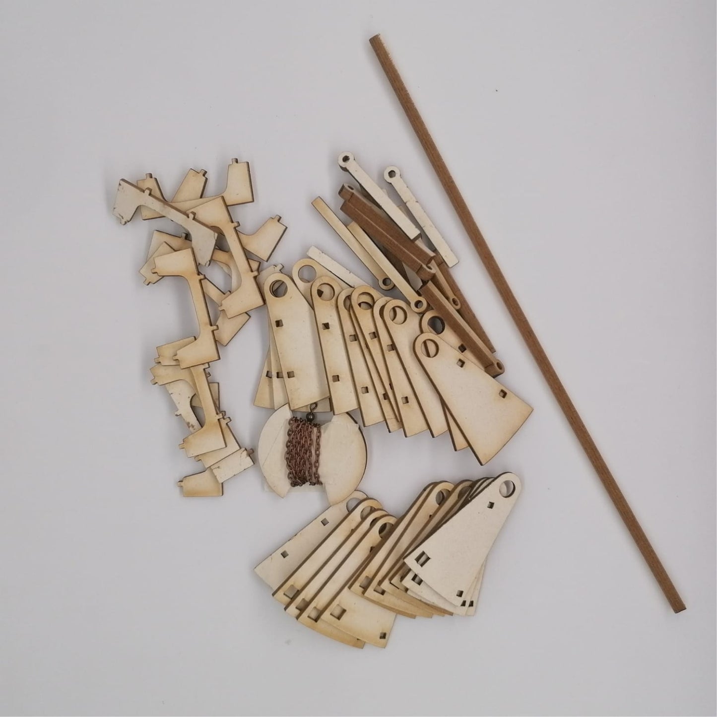 DIY-set met miniatuur wenteltrap