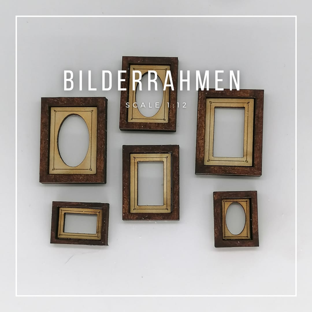 1:12 scale miniature picture frame