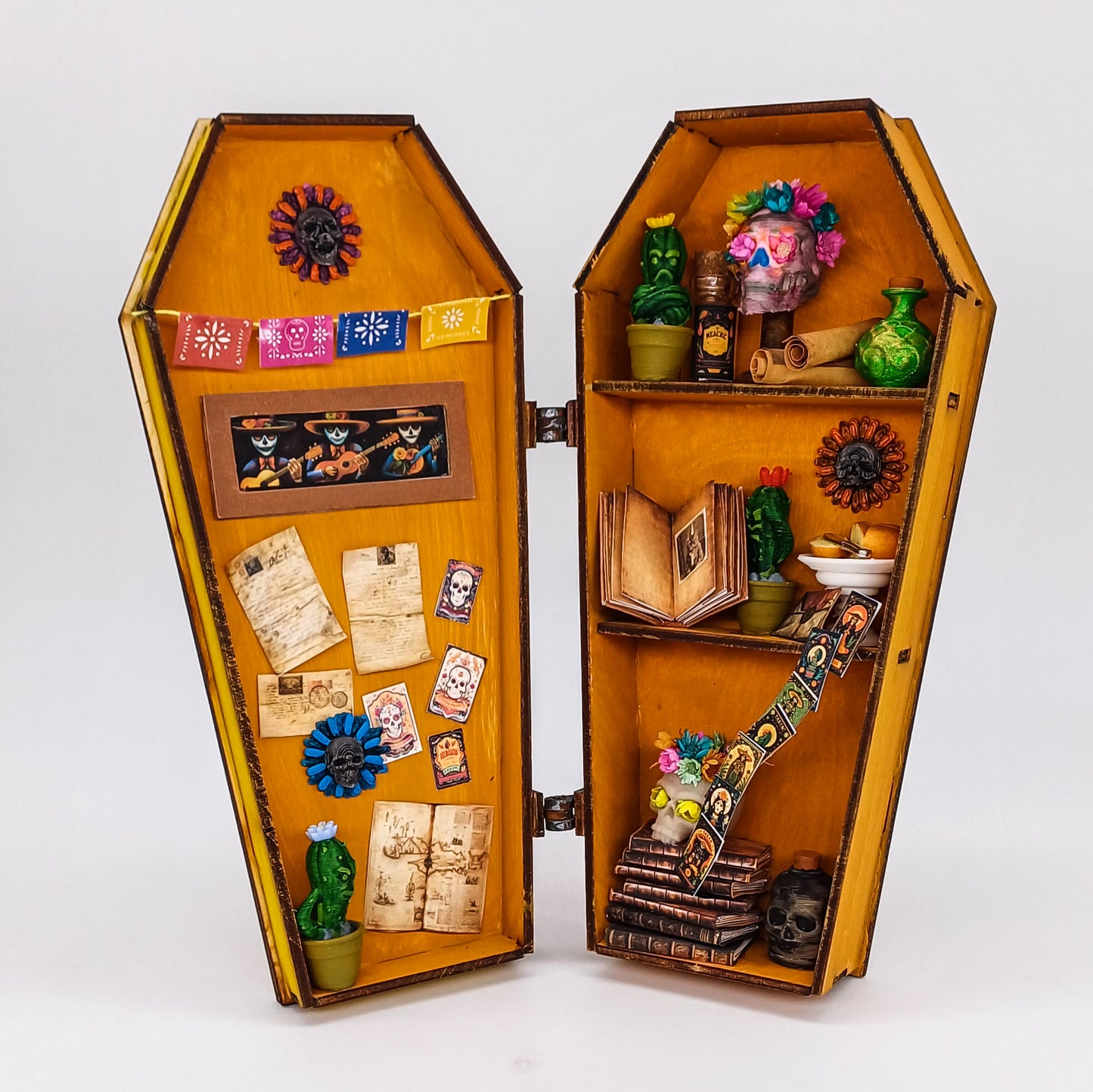 Decoración decorativa de la caja de dioramas única