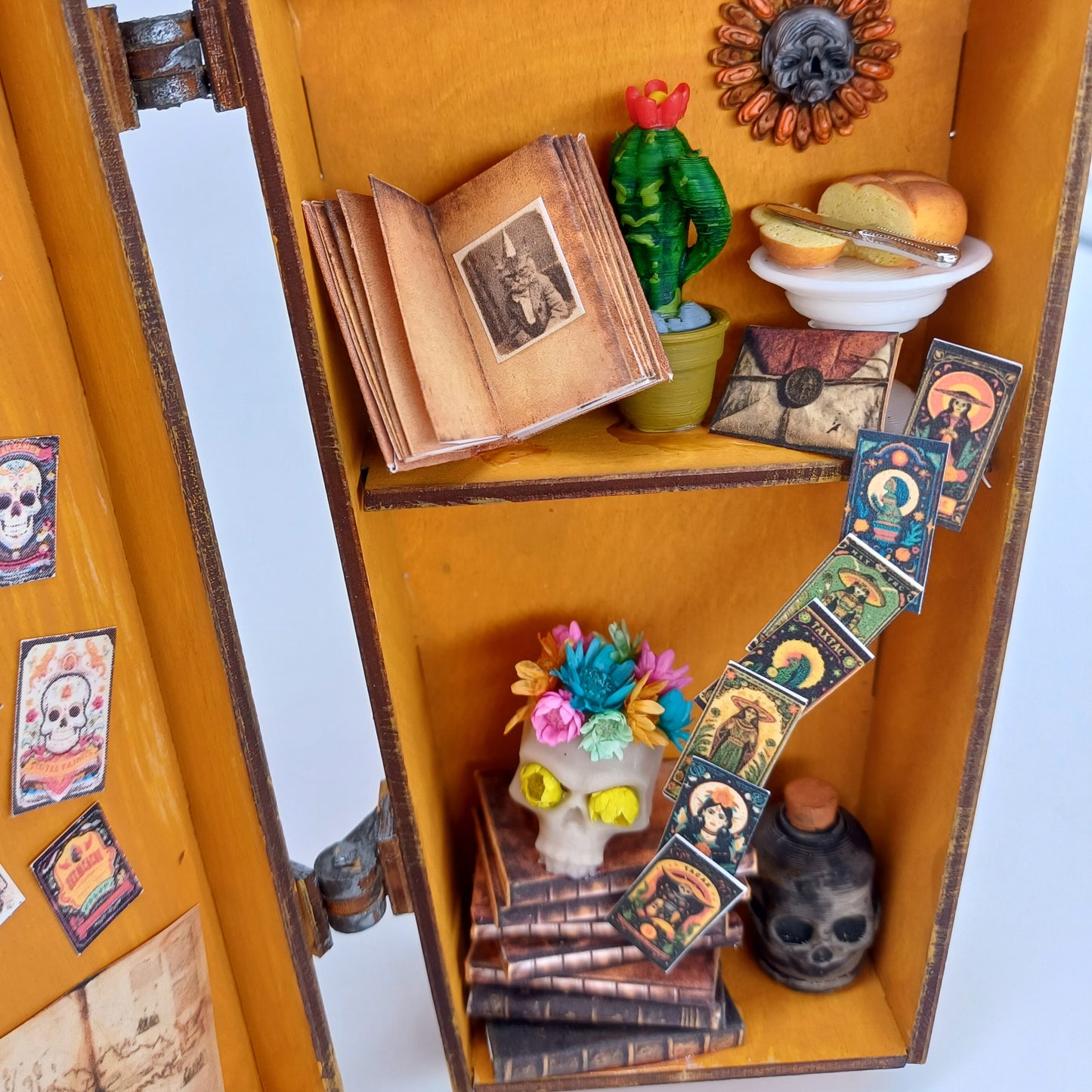 Decoración decorativa de la caja de dioramas única