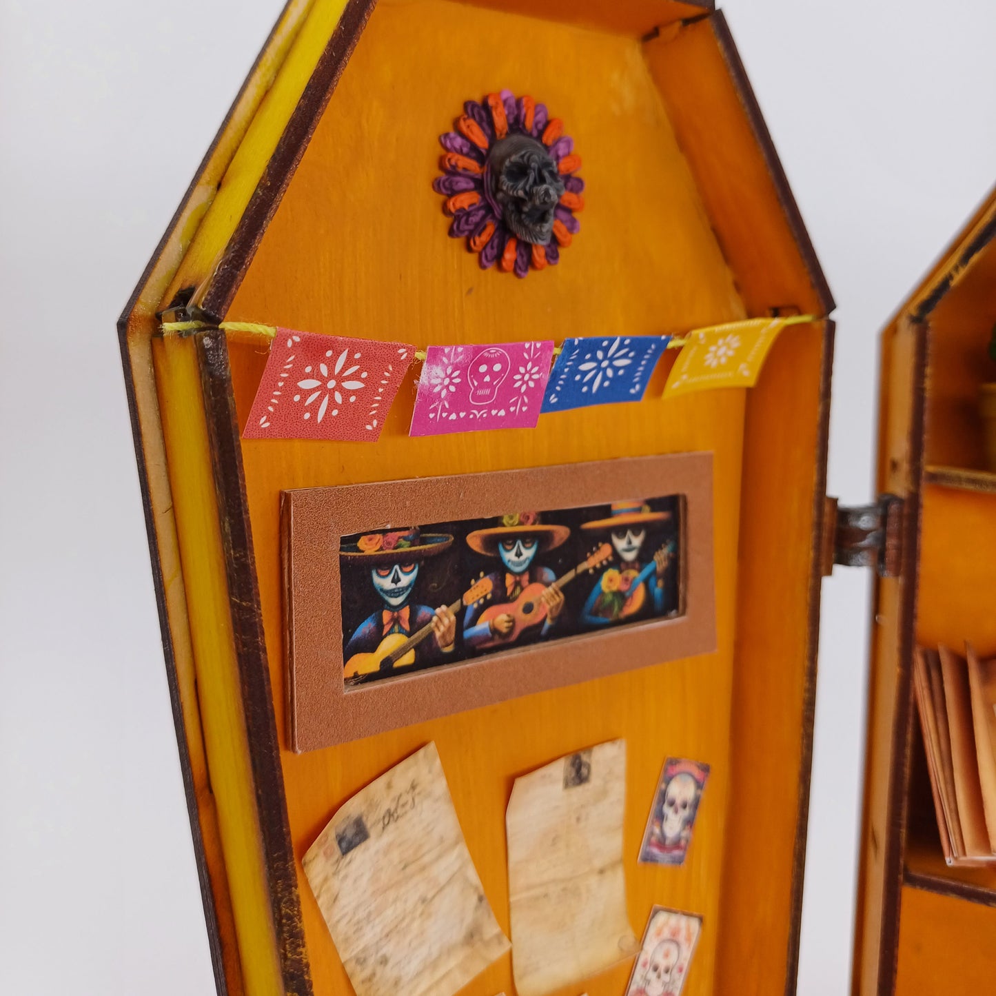 Decoración decorativa de la caja de dioramas única