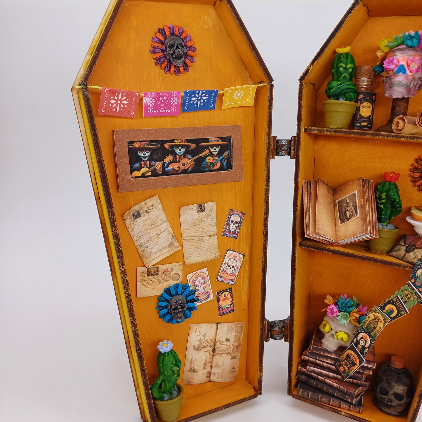 Decoración decorativa de la caja de dioramas única