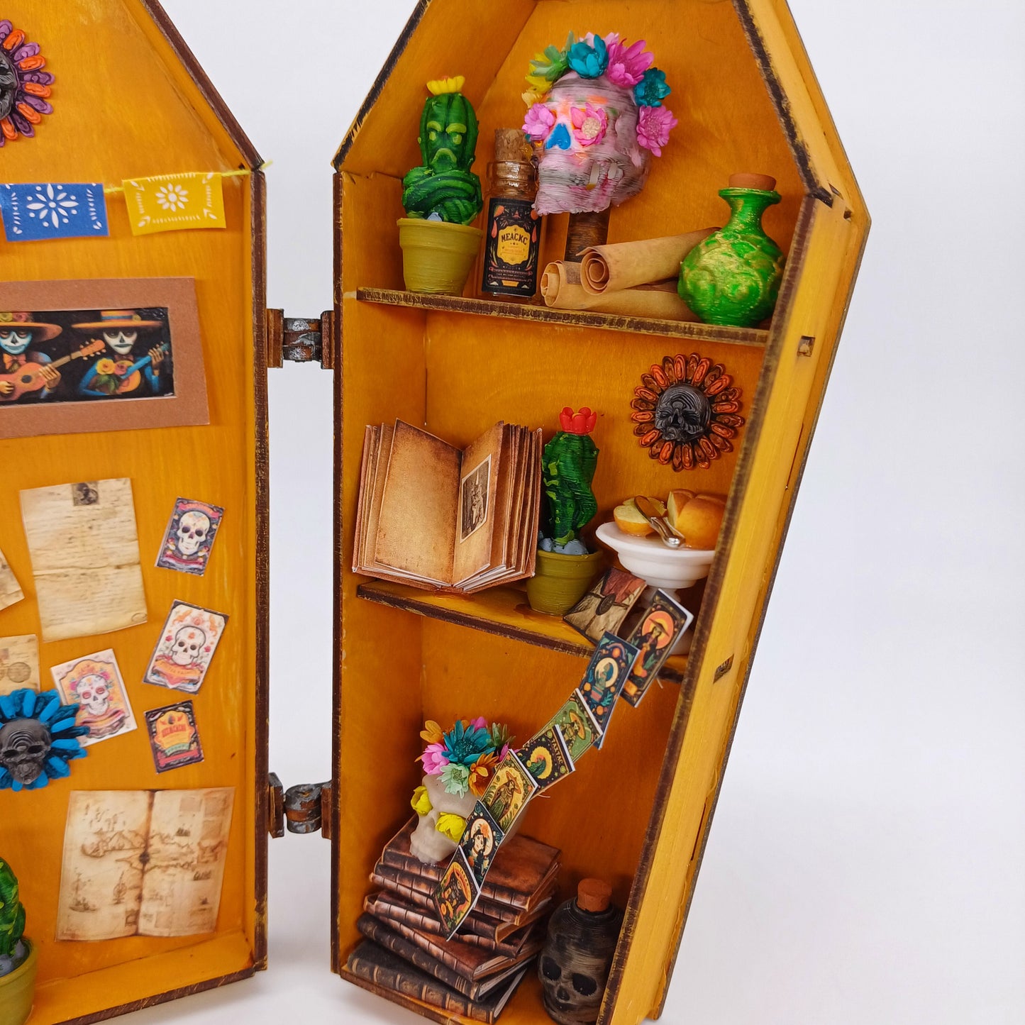 Decoración decorativa de la caja de dioramas única