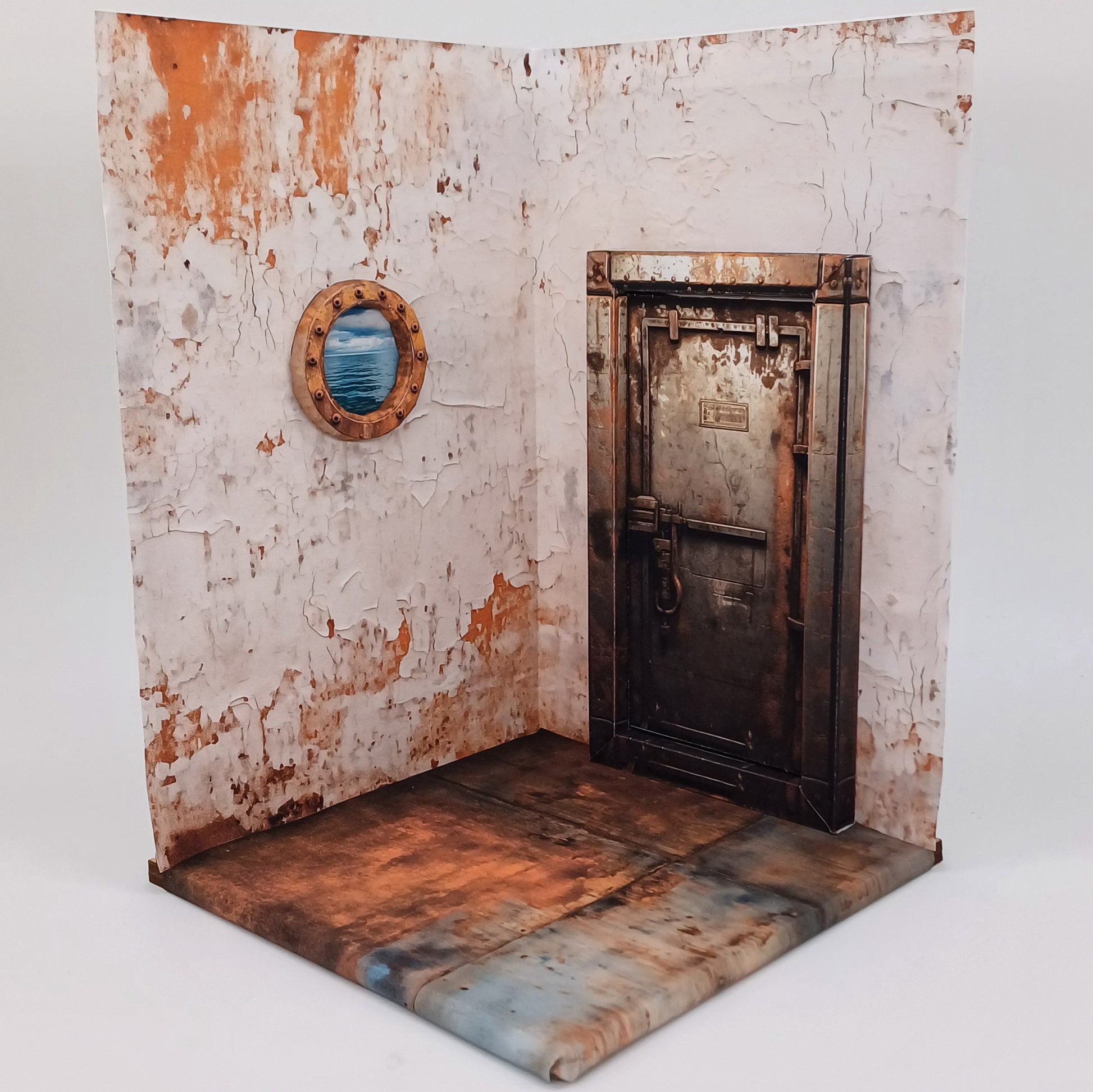 Roombox Design ’Schiffsraum’ im Maßstab 1:12 zum Drucken und Basteln - PDF