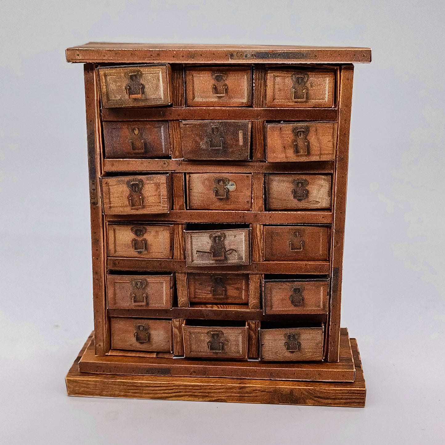 Drawers 1:12 scale dresser for printing and crafting