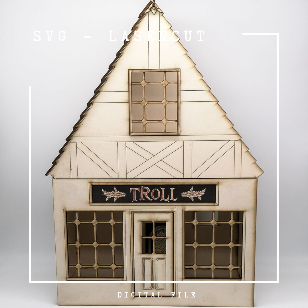 SVG Download Miniatur Gasthaus Trollbar