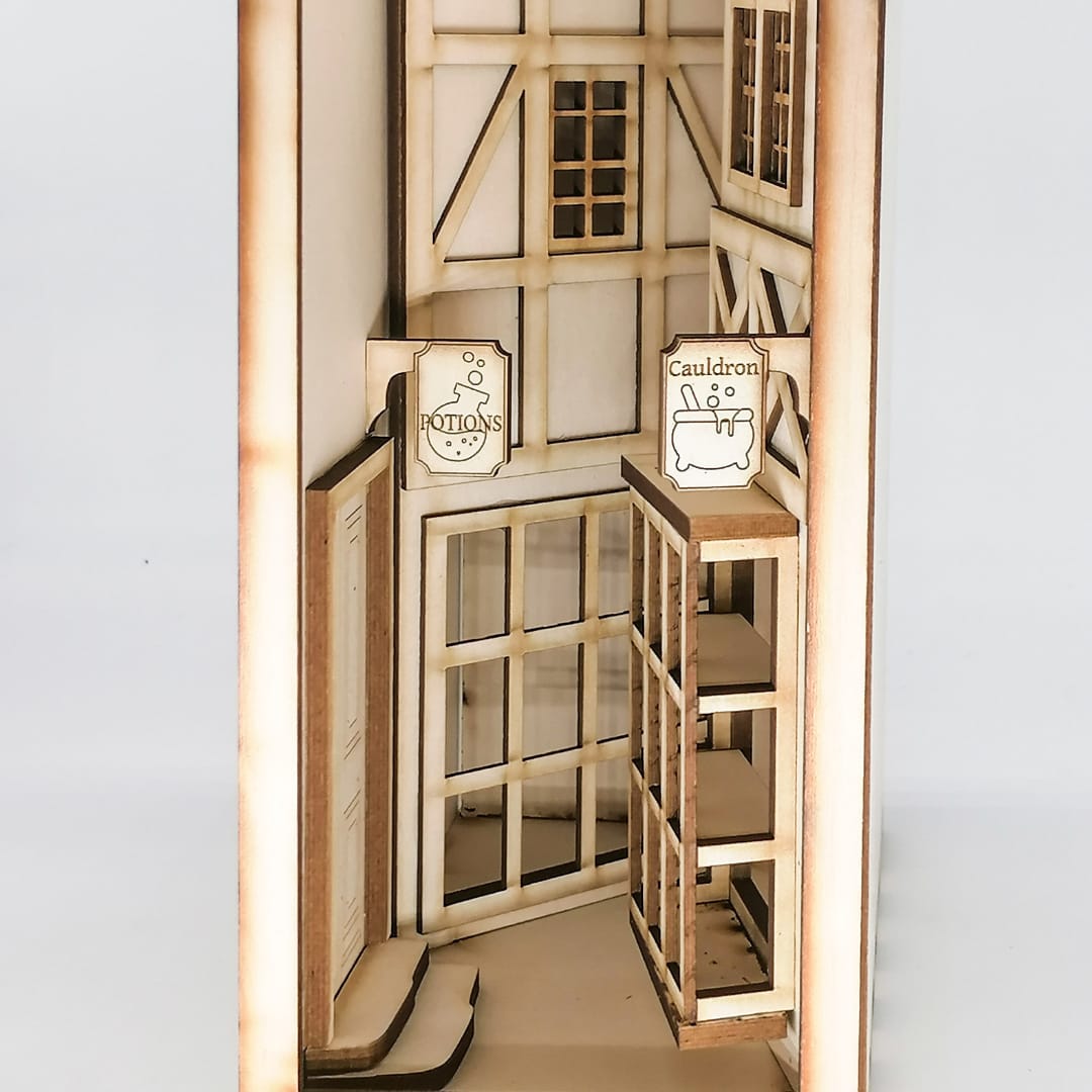 Book Nook Enchanting Winked Alley DIY Kit