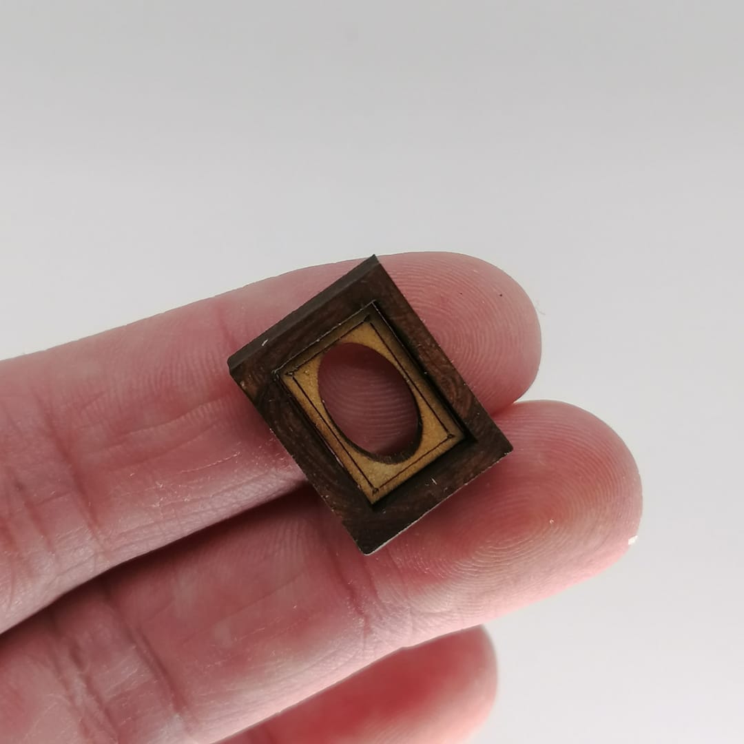 1:12 scale miniature picture frame