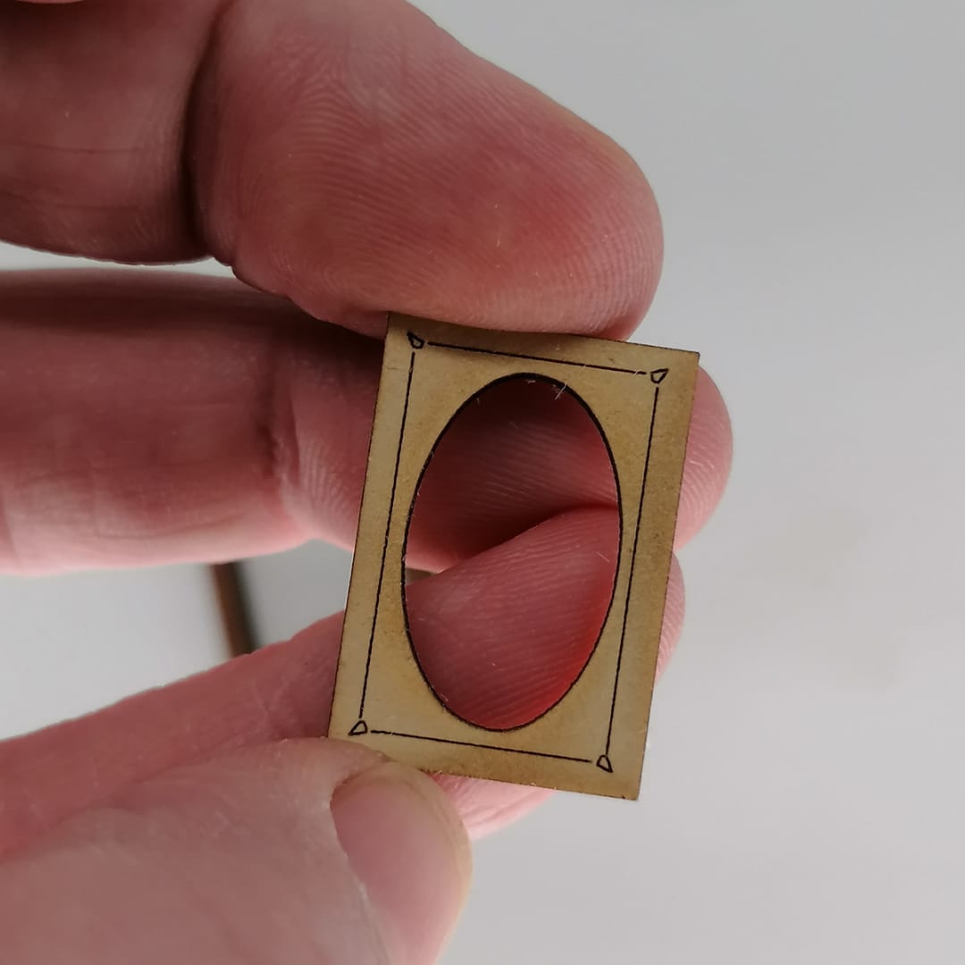 1:12 scale miniature picture frame