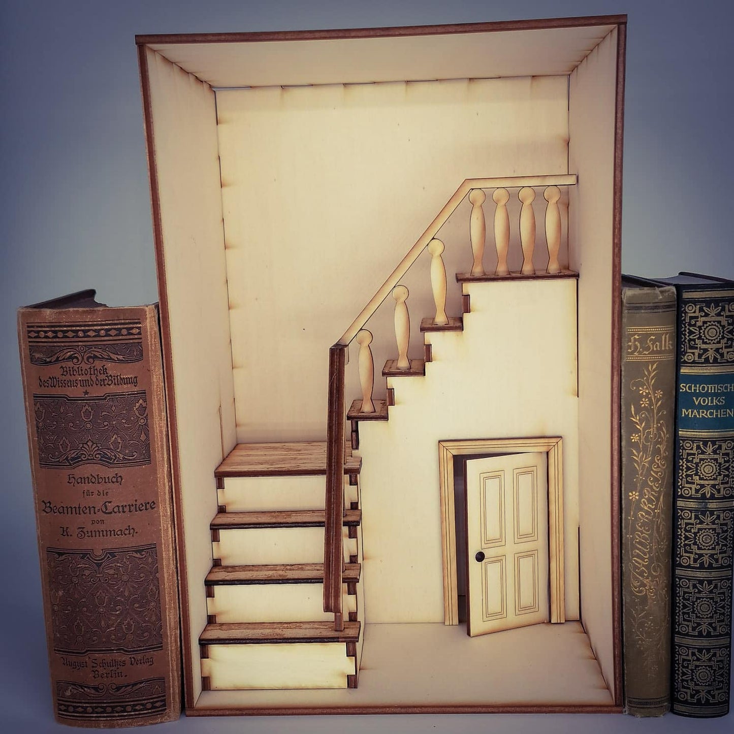 a room that has a bunch of books on it