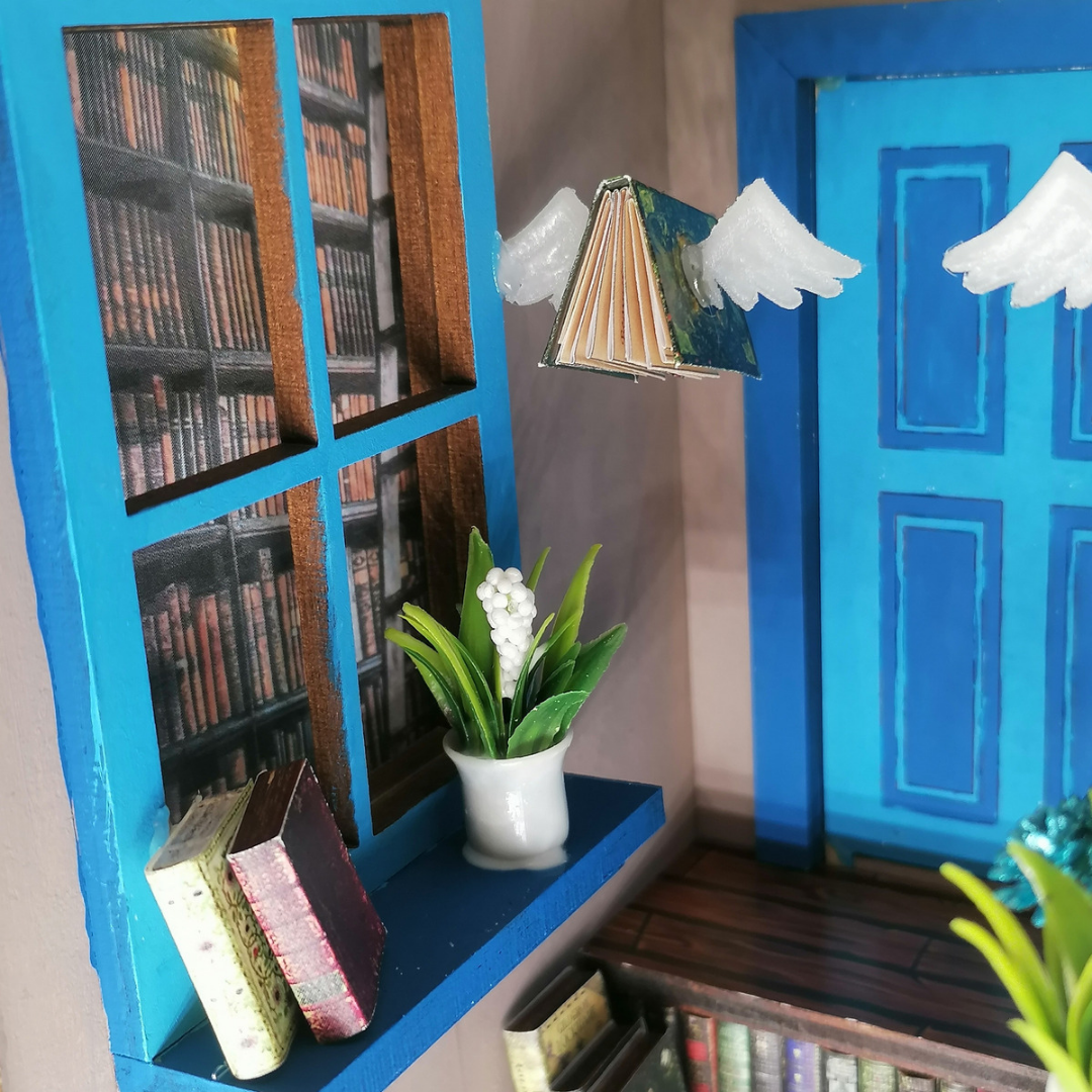 La maison des livres Book Nook – katnookde