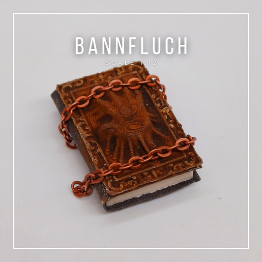 Banishing Curse Book Miniature in 1:12 Scale
