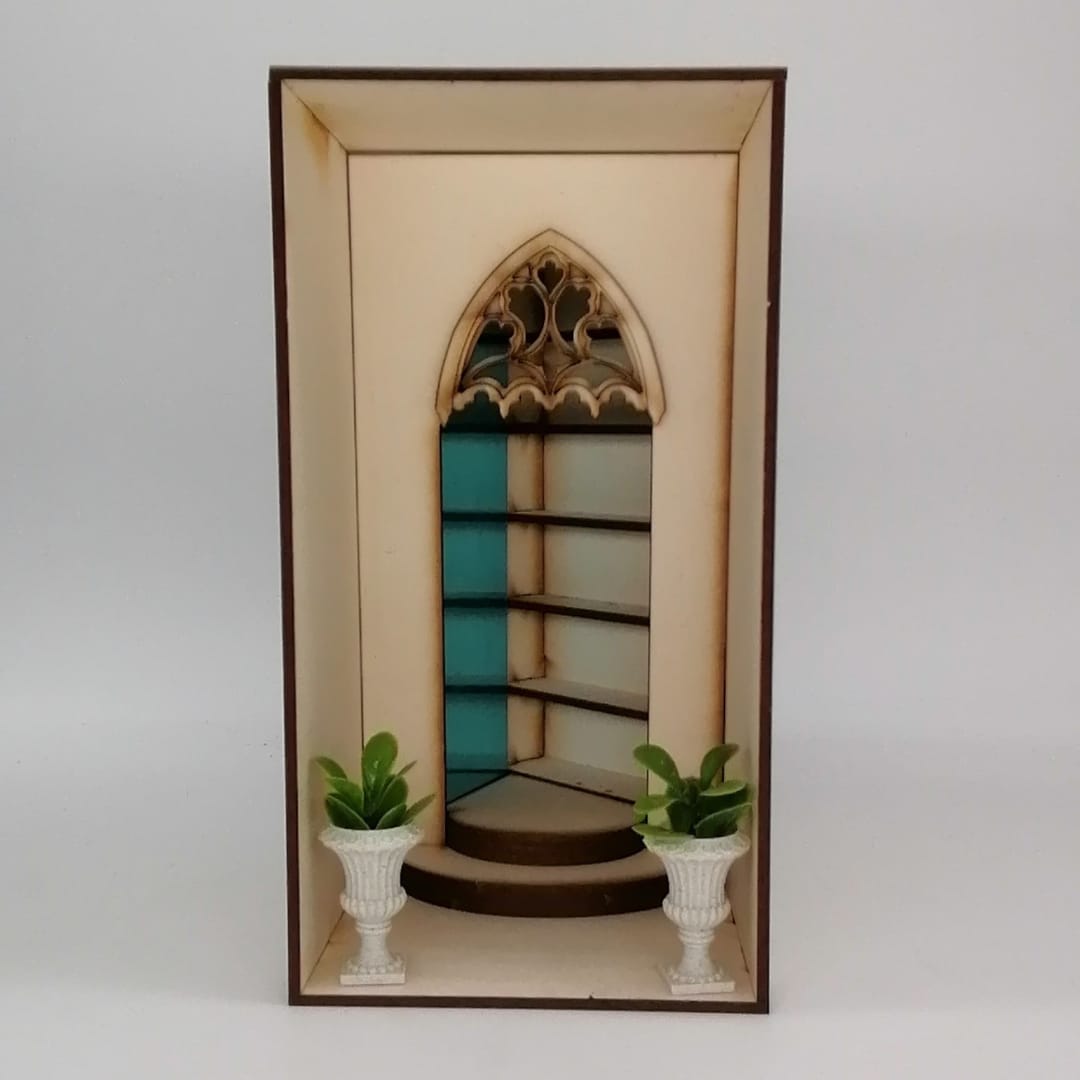 DIY Book Nook Kit Magische Bibliothek - Miniaturen