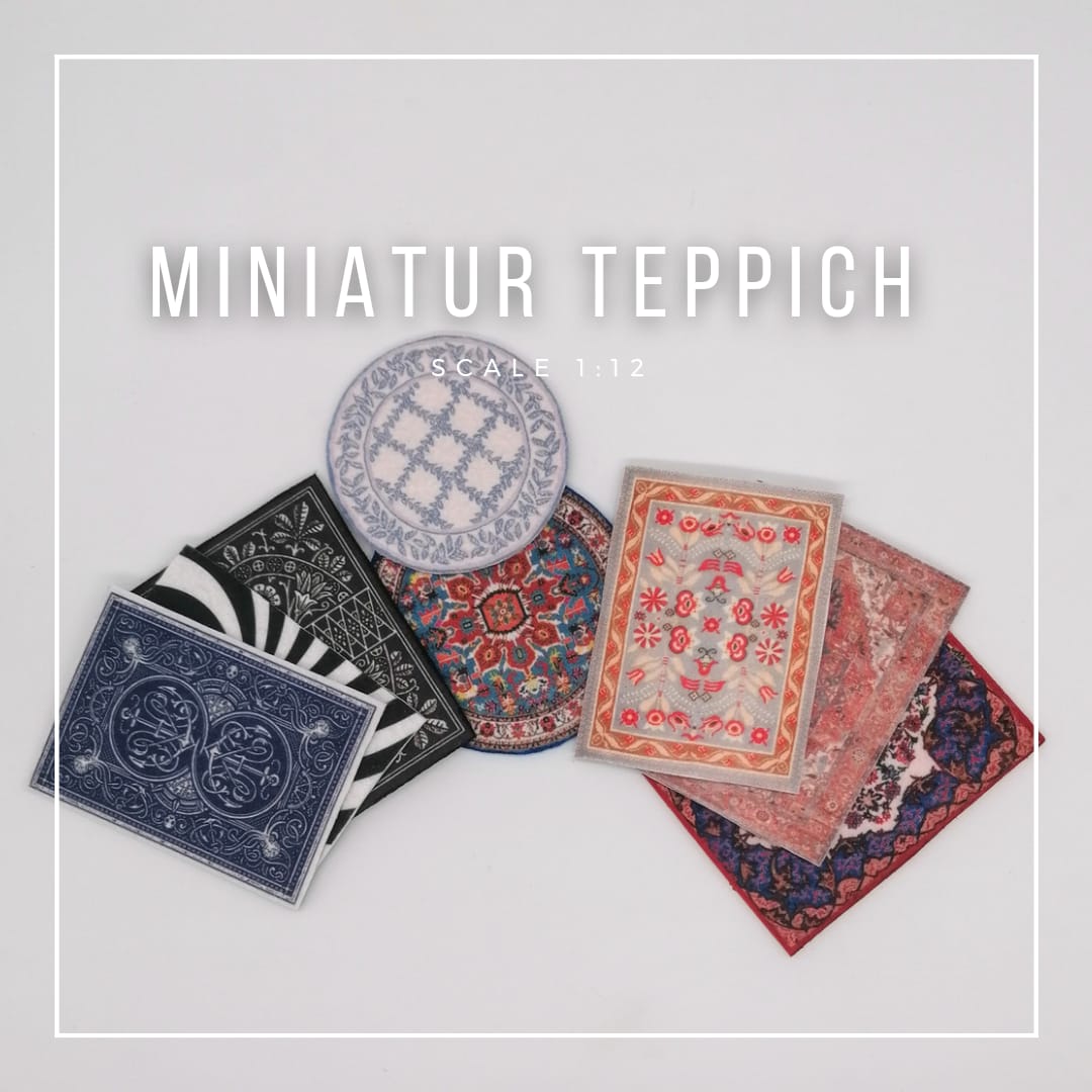 Miniatur Teppiche im Maßstab 1:12 - Miniaturen