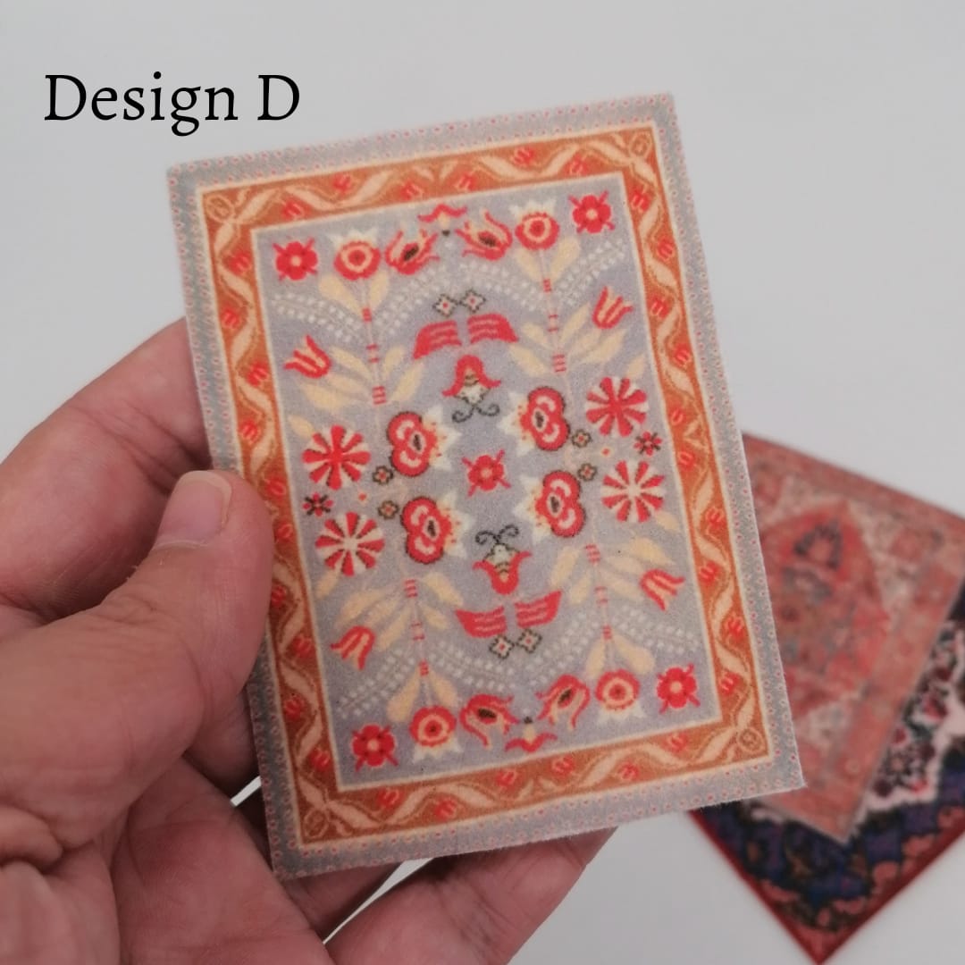 Miniatur Teppiche im Maßstab 1:12 - D - Miniaturen