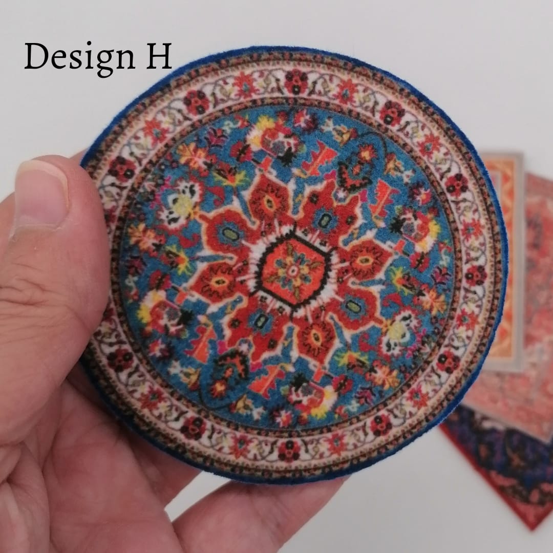 Miniatur Teppiche im Maßstab 1:12 - H - Miniaturen