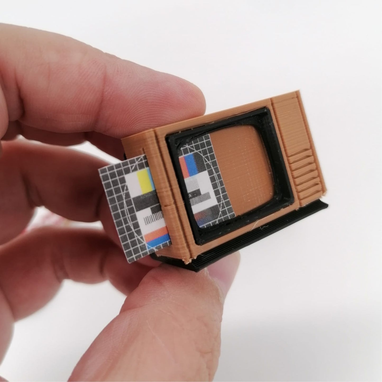 Miniatur 80s Multimedia Set im Maßstab 1:12 - Miniatur Moebel