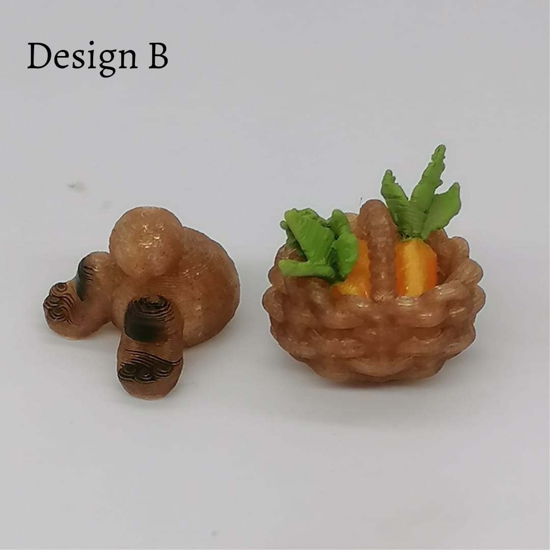 Hasen im Maßstab 1:12 - Design B - Miniaturen
