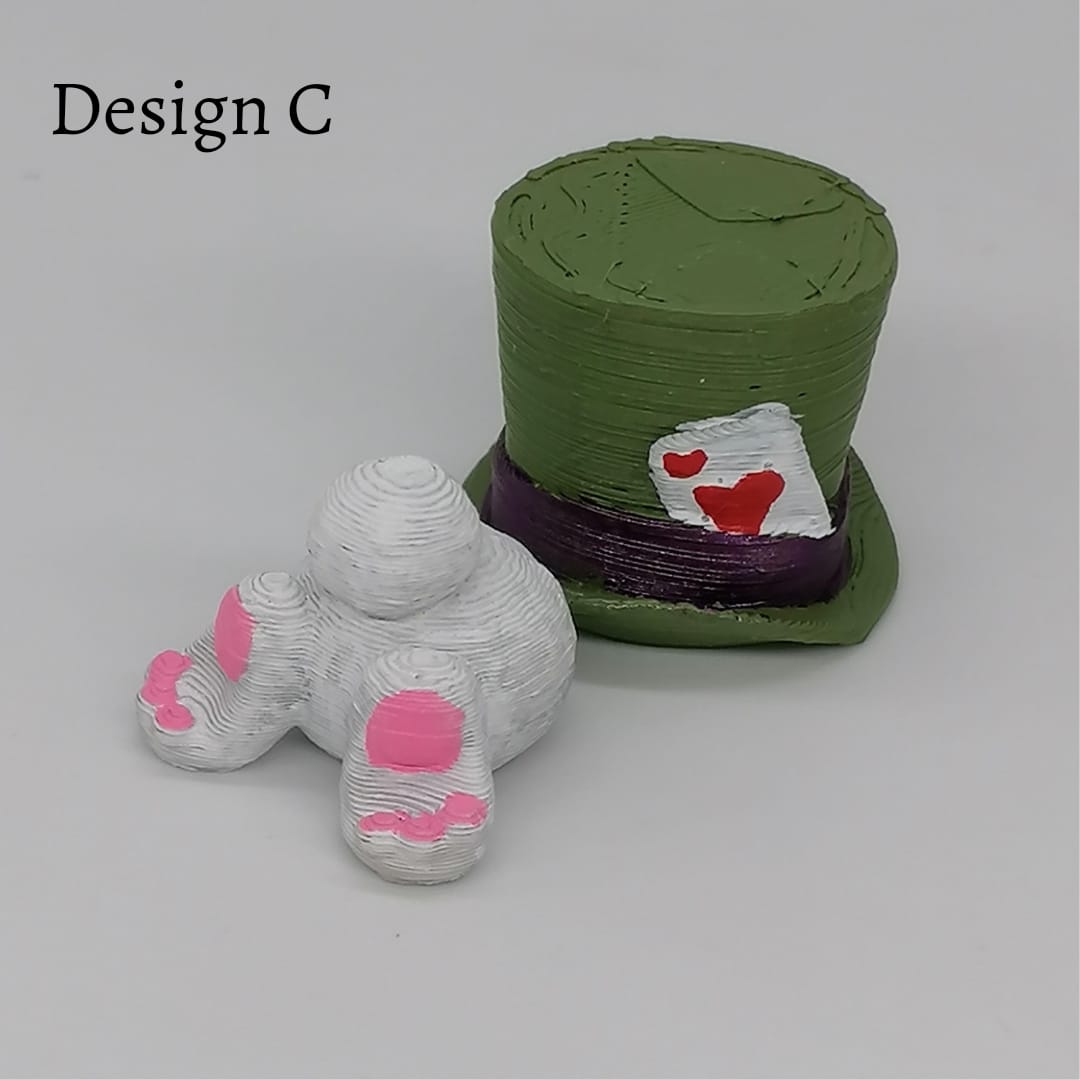 Hasen im Maßstab 1:12 - Design C - Miniaturen