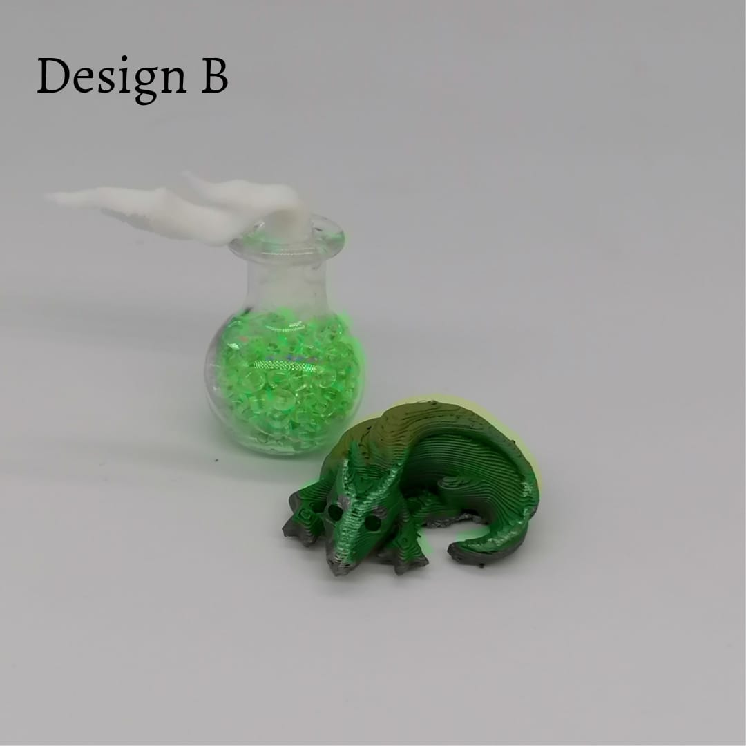 kleine Drachen im Maßstab 1:12 - Design B - Miniaturen