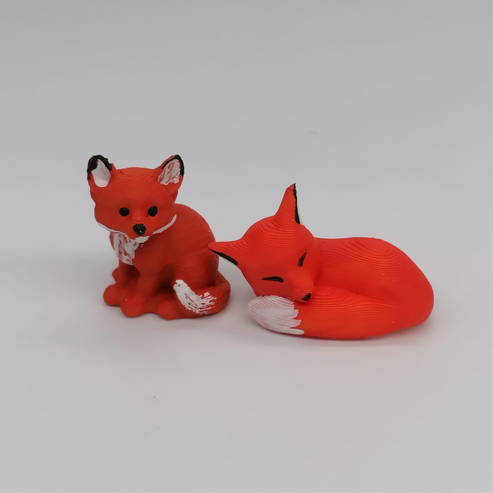 Tiere des Waldes Miniaturen im Maßstab 1:12 - Füchse - Miniaturen