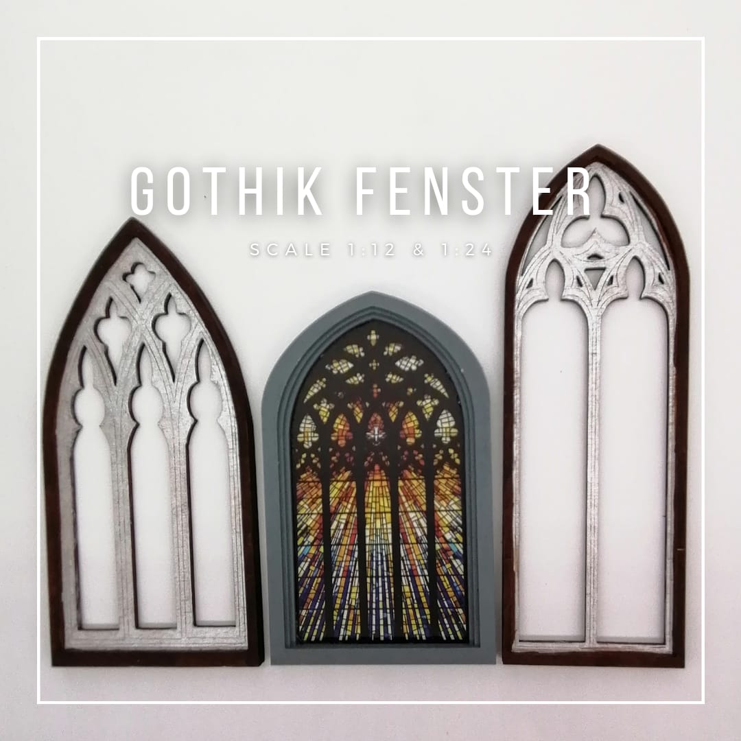 Gothik Miniatur Fenster - Miniaturen