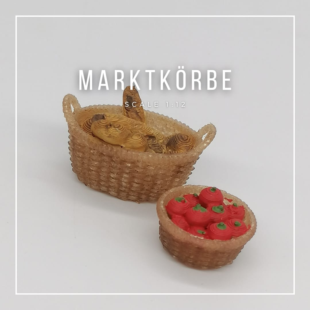 Market baskets on a scale of 1:12