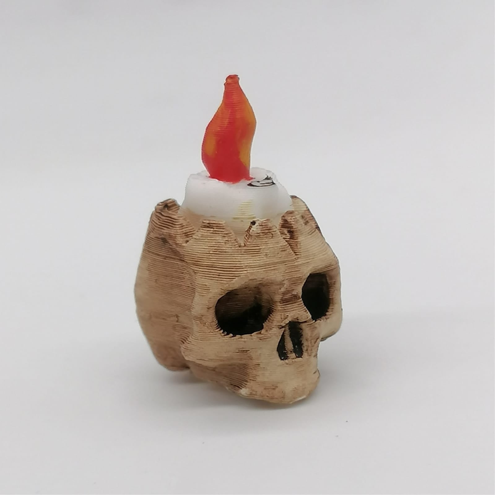 Miniatur Schädel - mit Kerze - Miniaturen