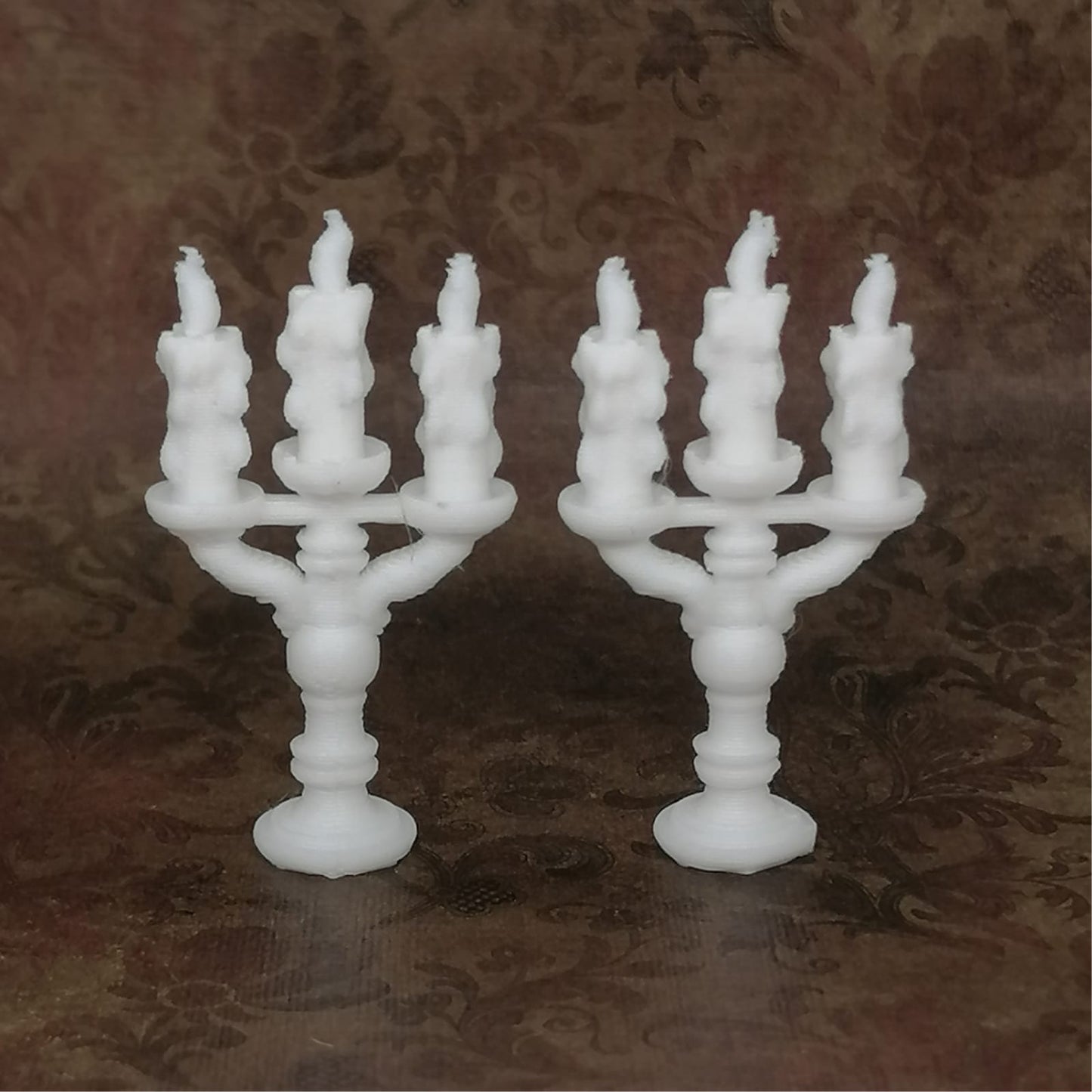 Miniatur Kerzenleuchter - Set1 unbemalt - Miniaturen