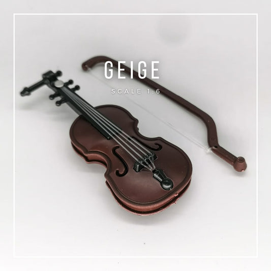Miniature 1:6 scale violin