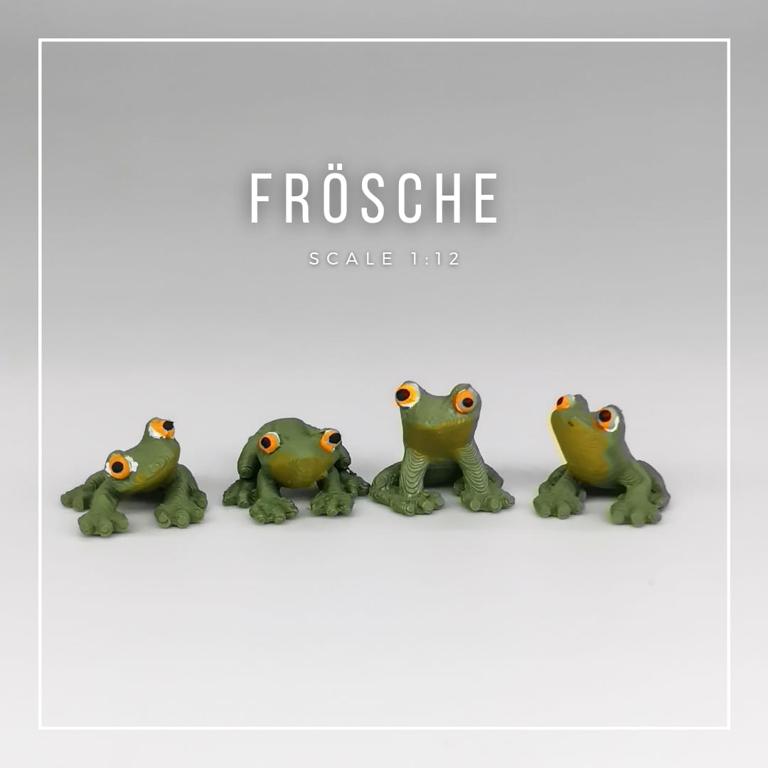 Miniatur Frösche - Miniaturen