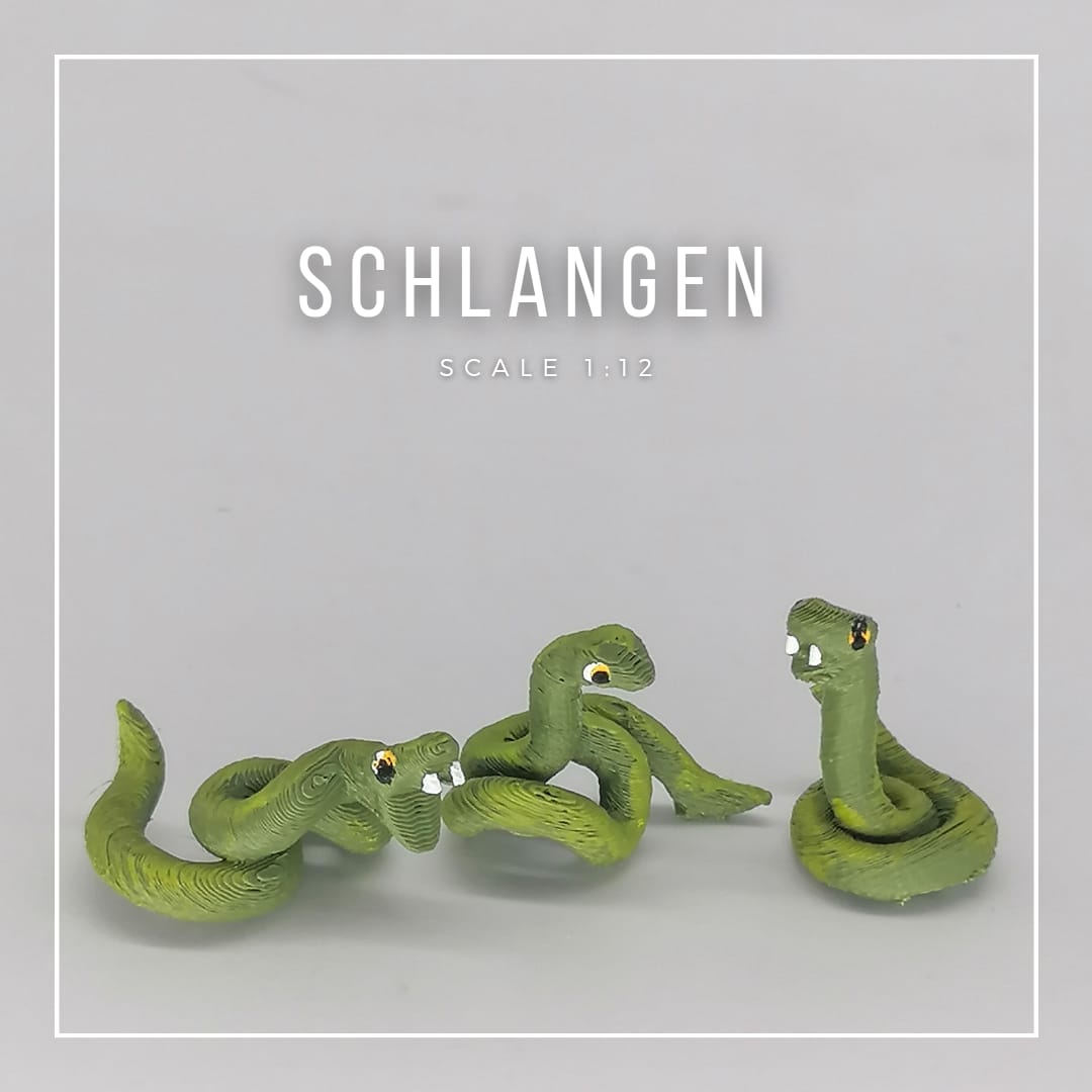 Miniatur Schlangen
