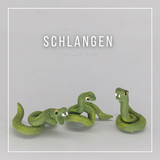 serpientes en miniatura