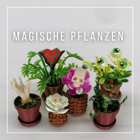 Mágicas plantas en miniatura a escala 1:12