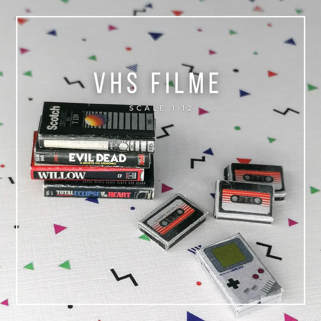 Miniatuur VHS-filmcassettes