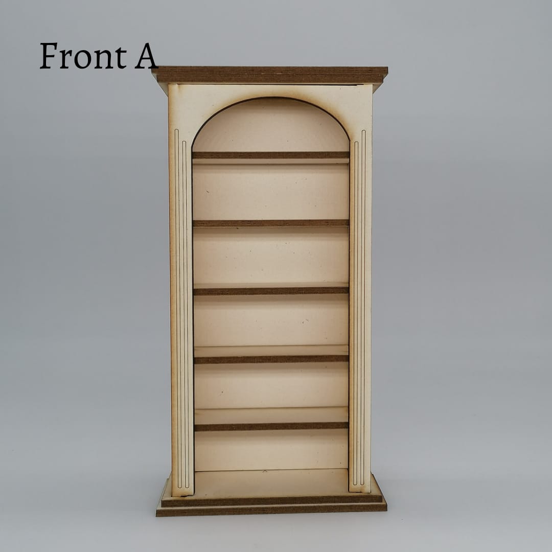Miniature 1:12 scale bookcase