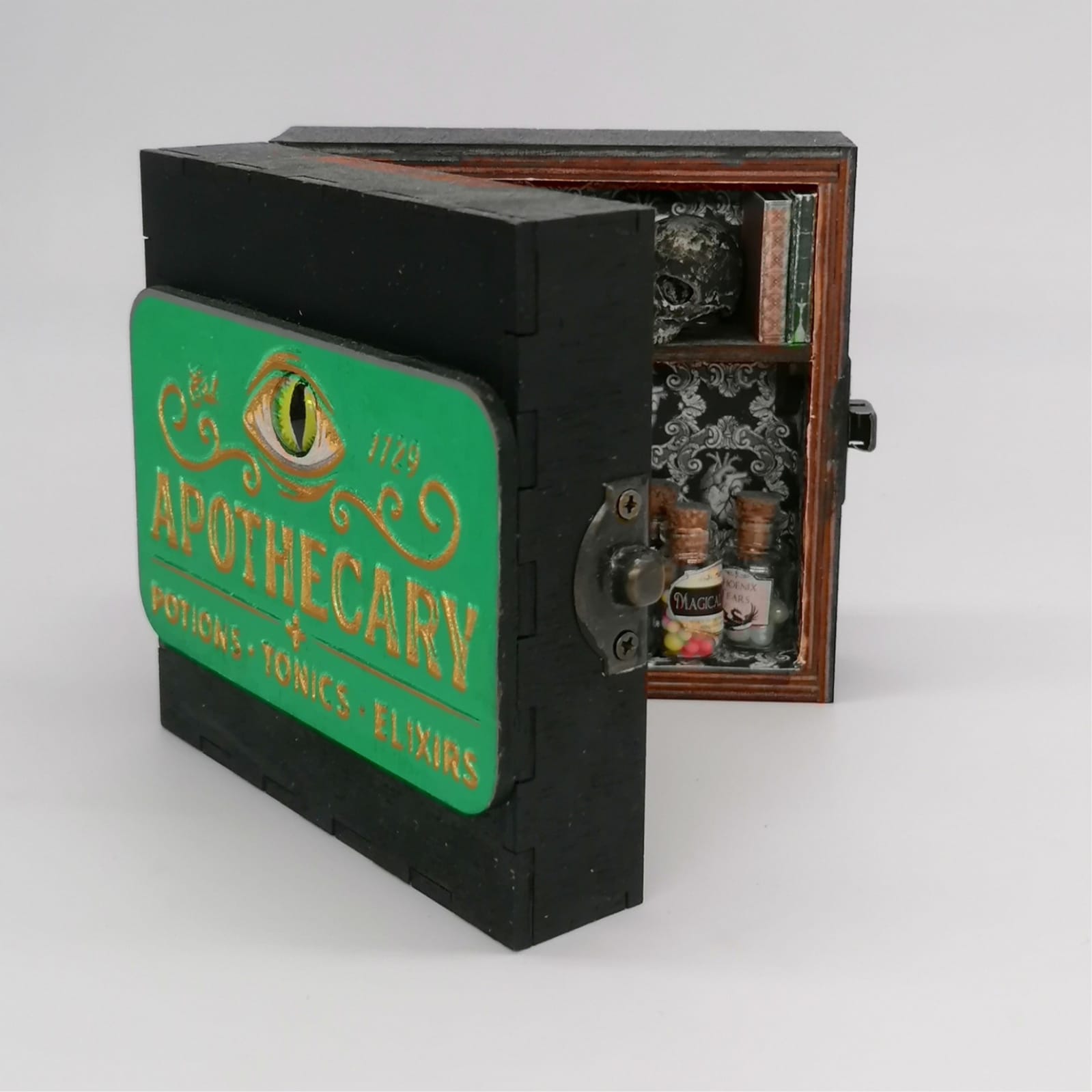 dekorative Diorama Box Dekoration - Apotheke