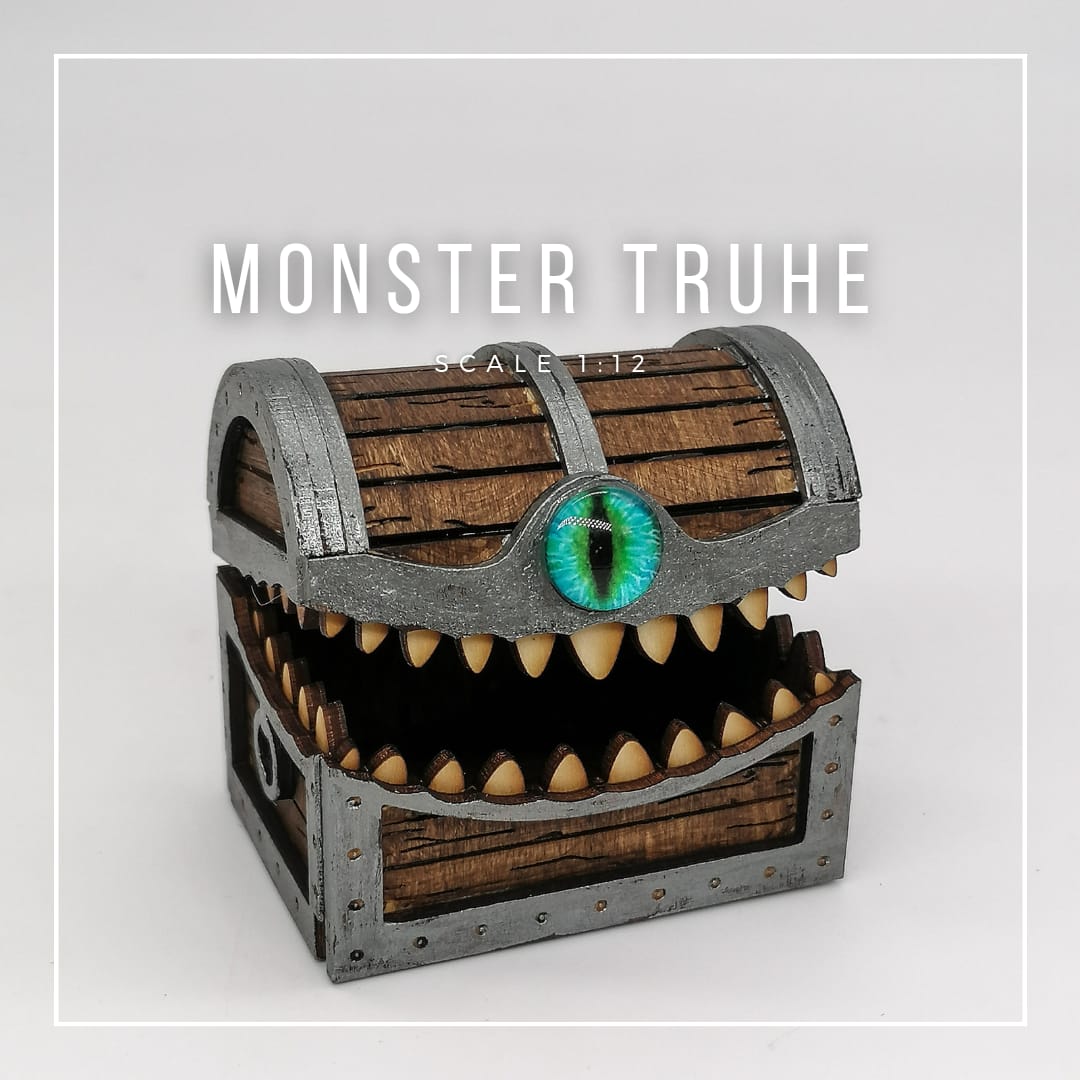 Monster Truhe Miniatur Bausatz - Miniaturen