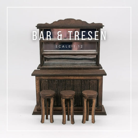 Bar with bar on a scale of 1:12