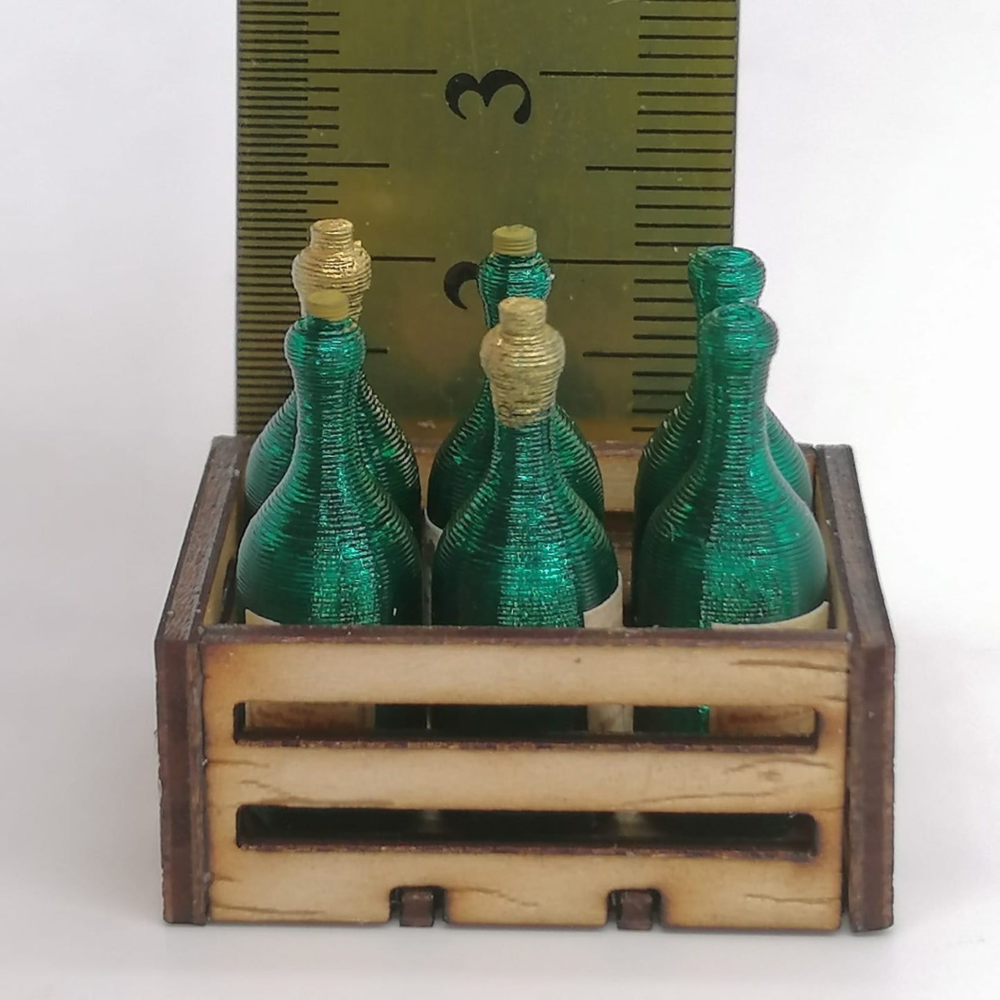 Weinflaschen Miniaturen im Maßstab 1:12